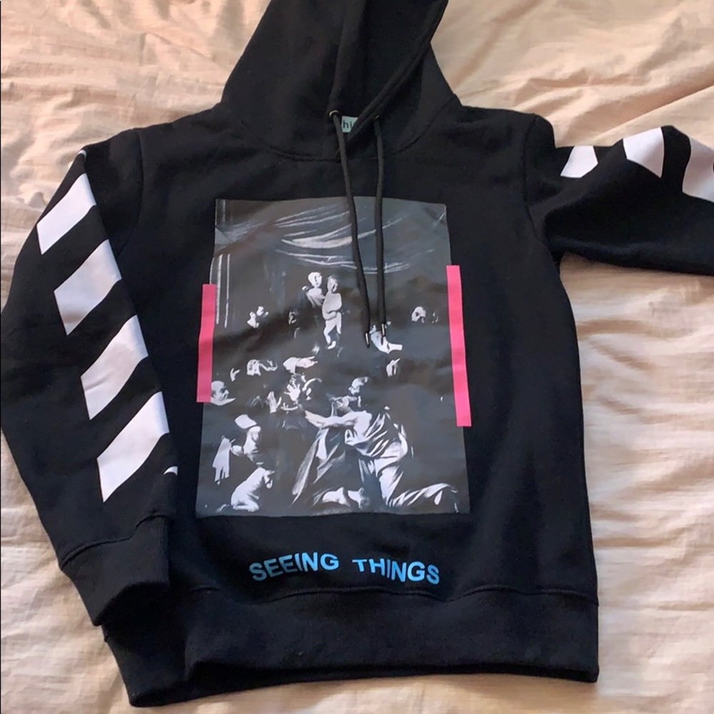 Off-white seeing things hoodie